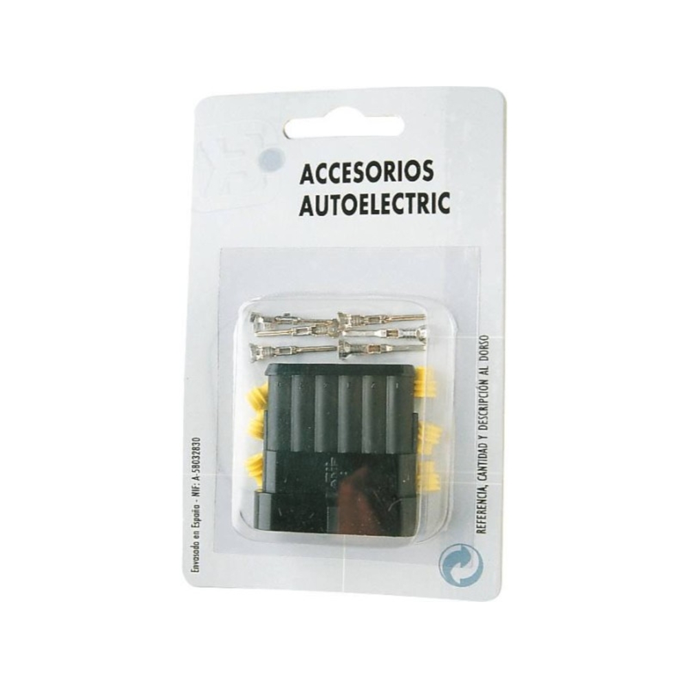 Kit de connecteurs 6 plots male - 17384