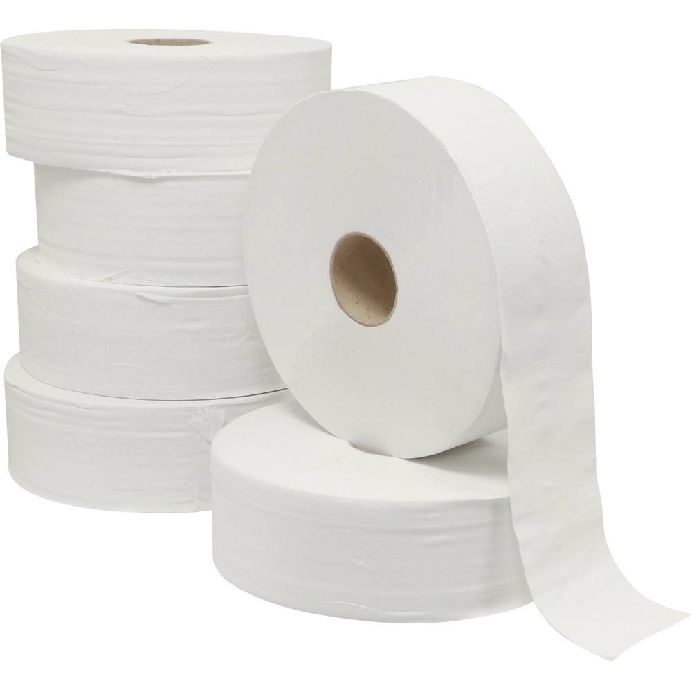 Rouleau de papier hygiénique maxi jumbo 350m - lot de 6 bobines KARZHAN - 17511