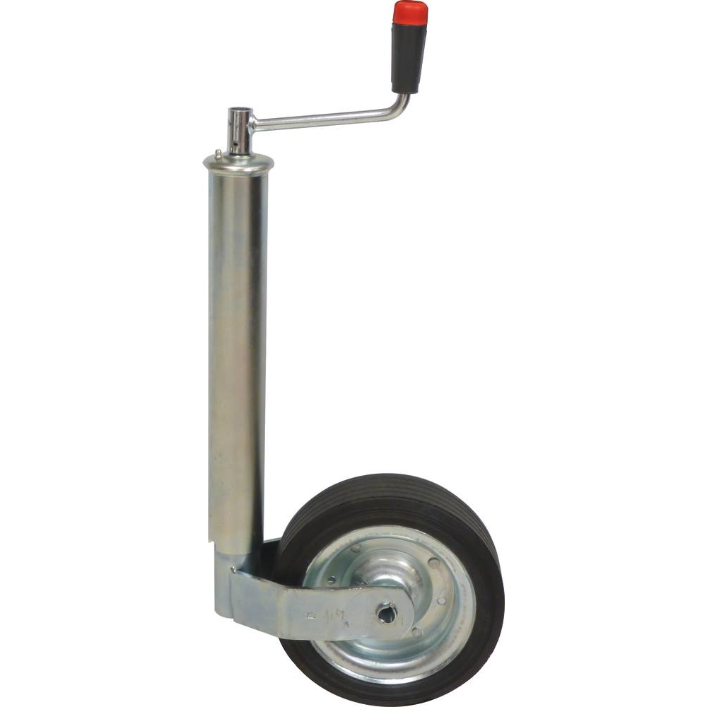 Roue jockey jante acier 60mm course de 250mm grande roue 400kg - 17532