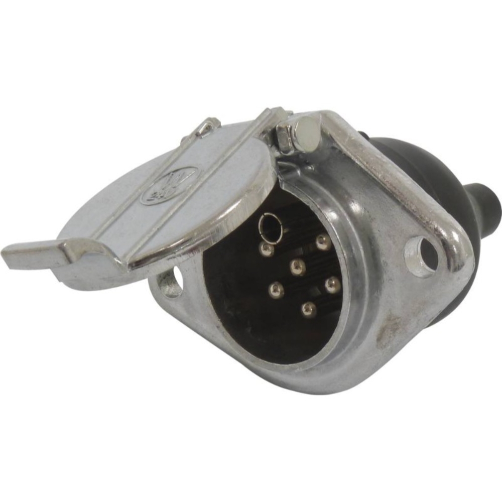 Prise 24v 7p/s en aluminium - 17613