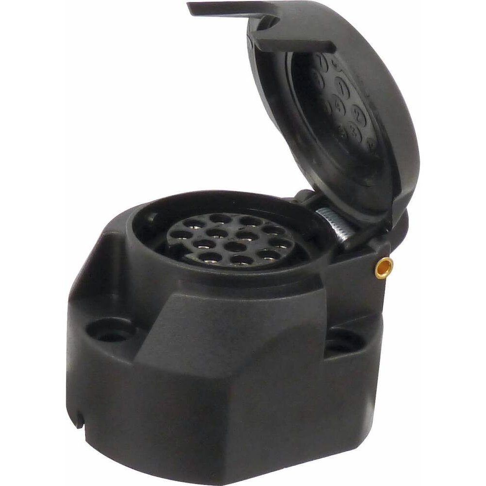 Socle femelle plastique compact 13 plots - SODELEC - 17637