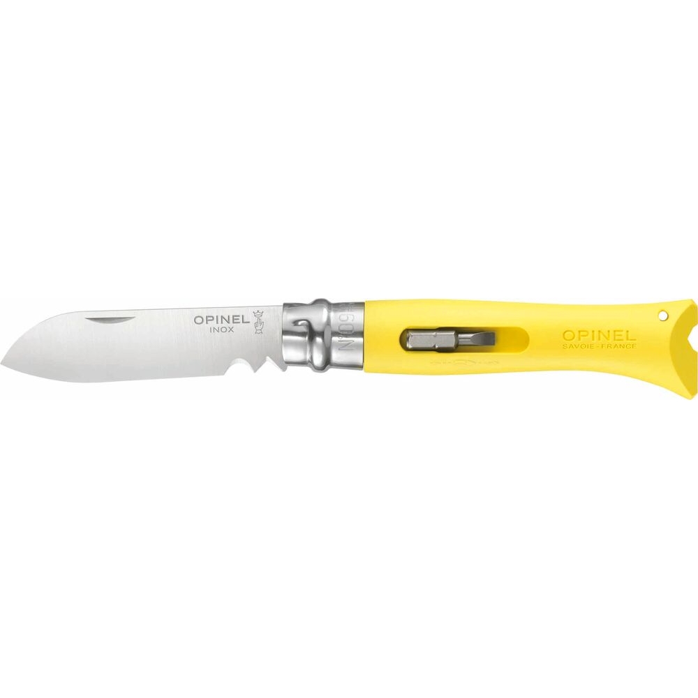 Couteau Opinel n°9 Bricolage jaune OPINEL - 17652