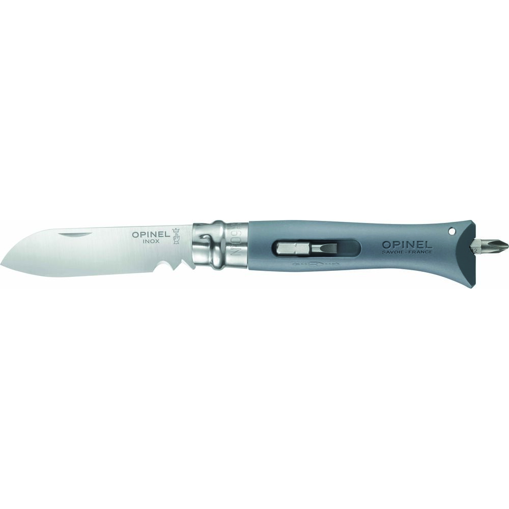 COUTEAU OPINEL BRICOLAGE COULEUR GRIS  N°9 - OPINEL - 17653