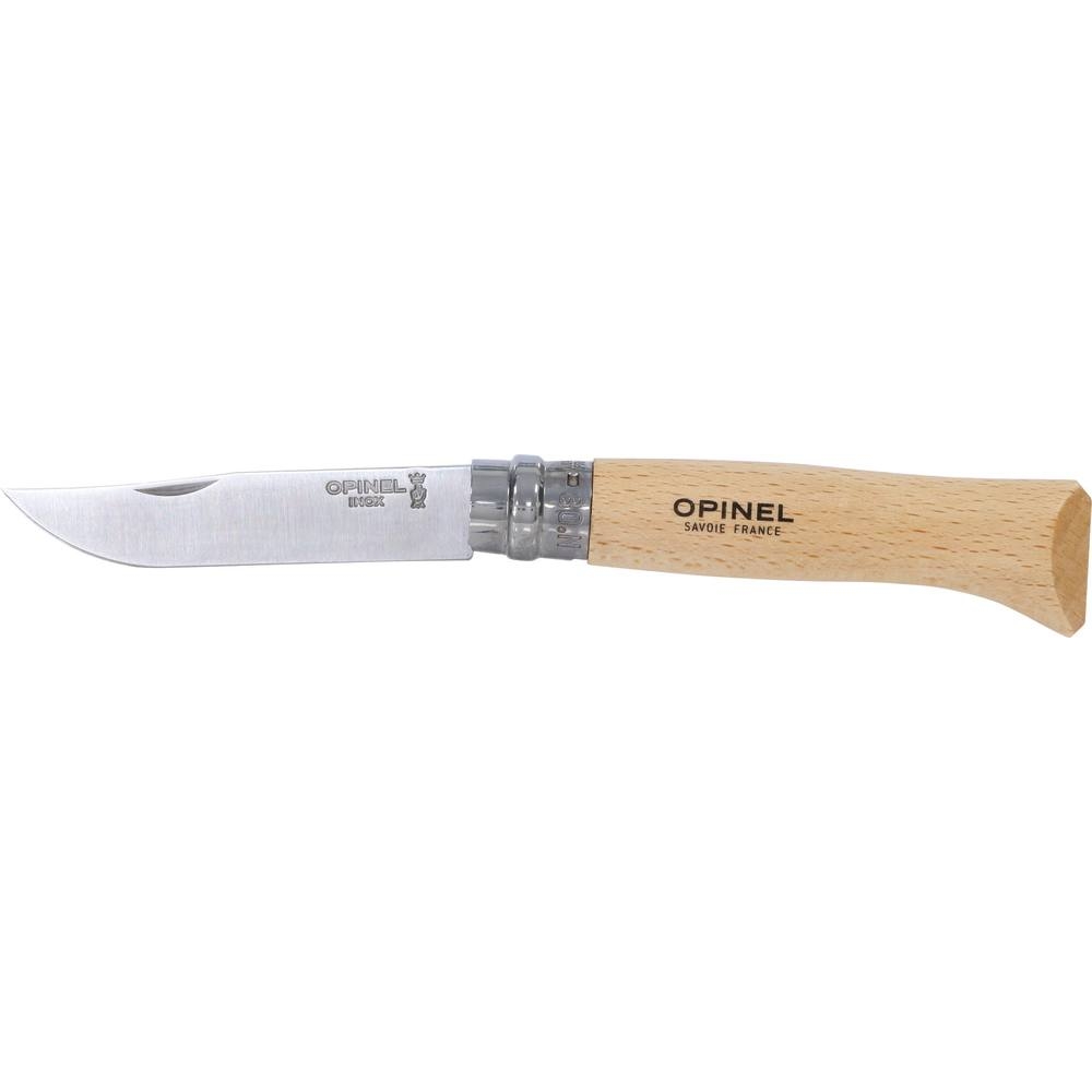 Couteau N°8 avec lame en acier inox et bague de sécurité OPINEL - 17670