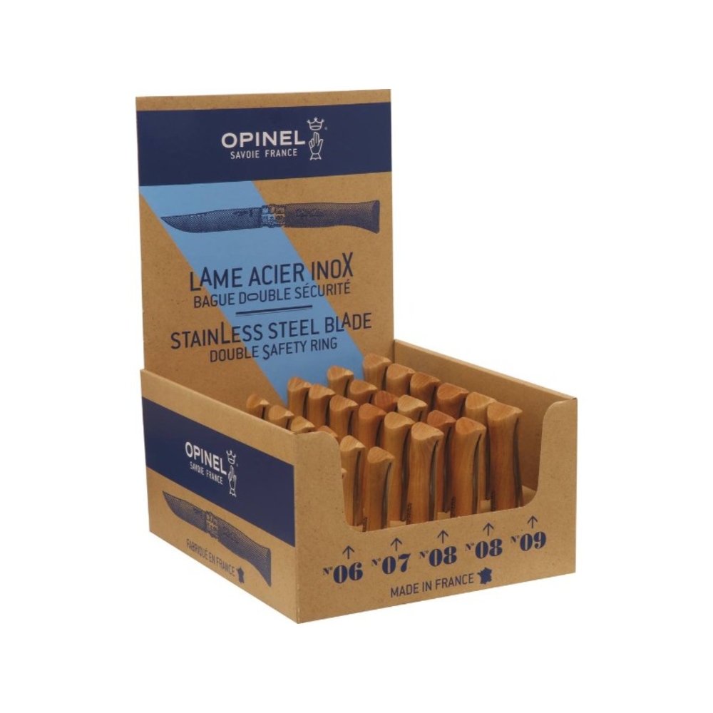 Presentoir 30 couteaux acier inox OPINEL - 17674