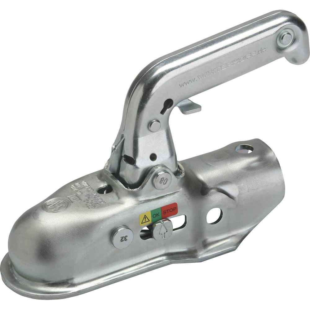 Tête d'attelage 1500kg pour remorque freinée pour timon rond 45mm ALKO - 17691