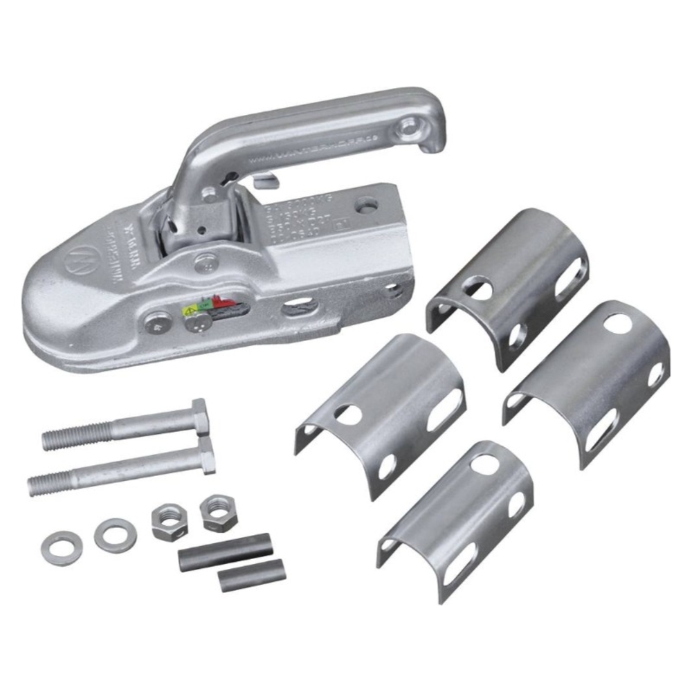 Tête d'attelage 3000kg pour remorque freinée pour timon rond 45mm/50mm ALKO - 17692