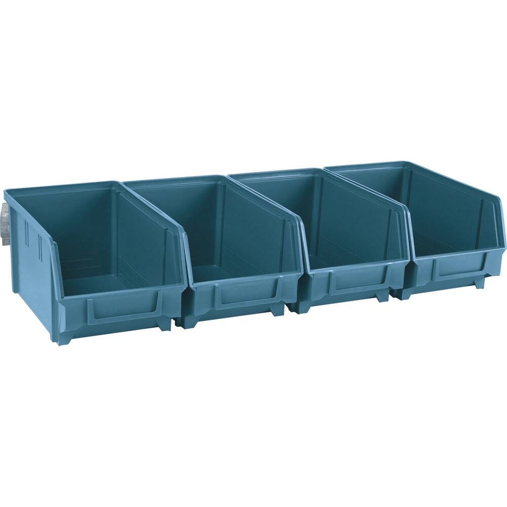 Boîtes à bec bleu - kit 4 boîtes avec support acier 600x240x125mm - 17712