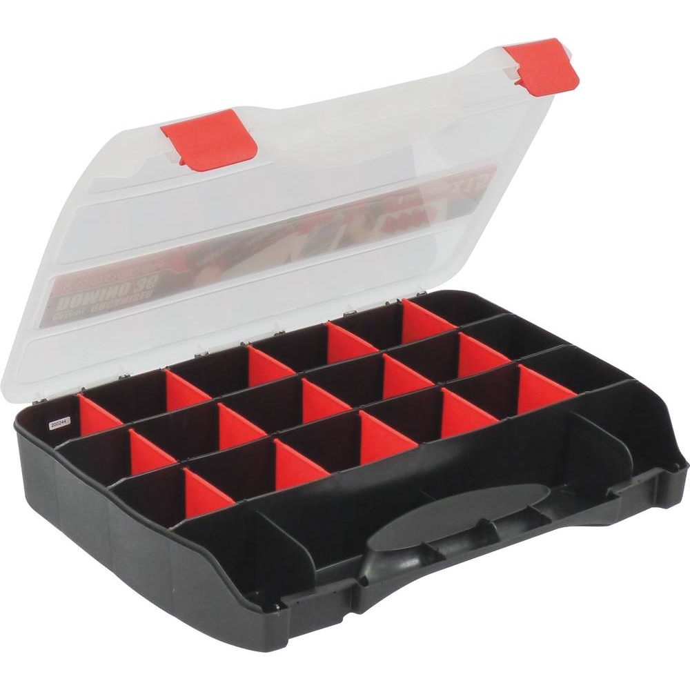 Mallette de rangement 20 cases modulables 365x270x65mm - 17715