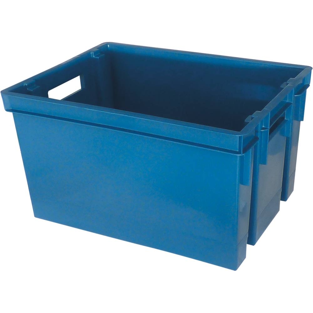 Bac de rangement bleu 20L 390x290x230mm EDA - 17720
