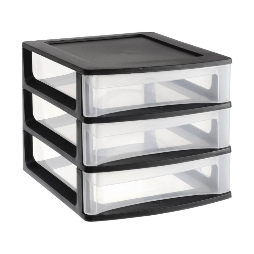 BLOC 3 TIROIRS DE RANGEMENT 180X215X161M - EDA - 17732