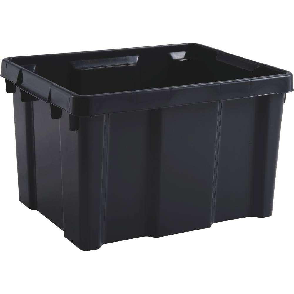 Bac de rangement renforcé gris 30L 433X342X263mm EDA - 17735