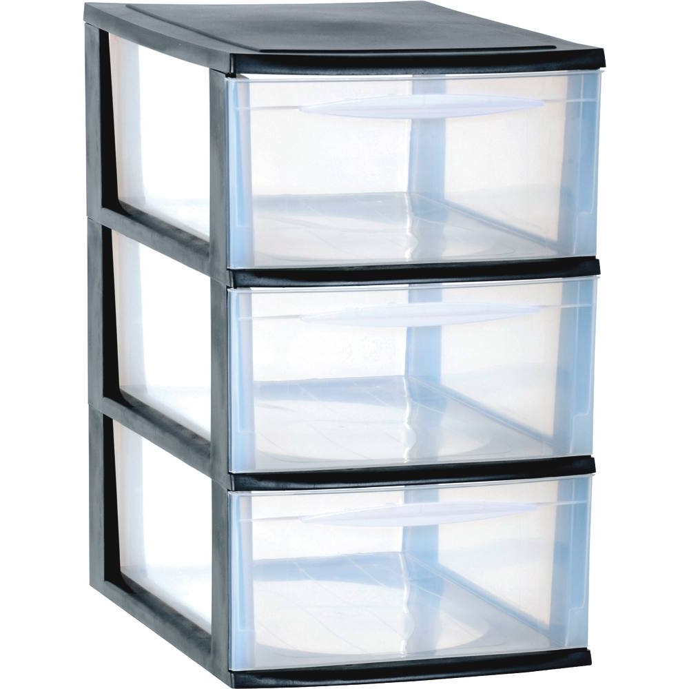 Bloc 3 tiroirs de rangement 255x360x410mm EDA - 17736