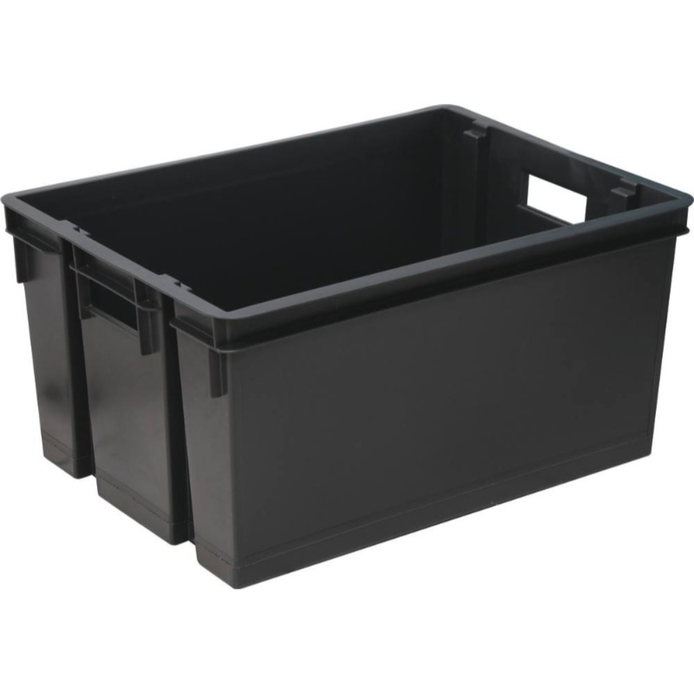 Bac de rangement 50l superposable 560x410x295 gris EDA - 17739