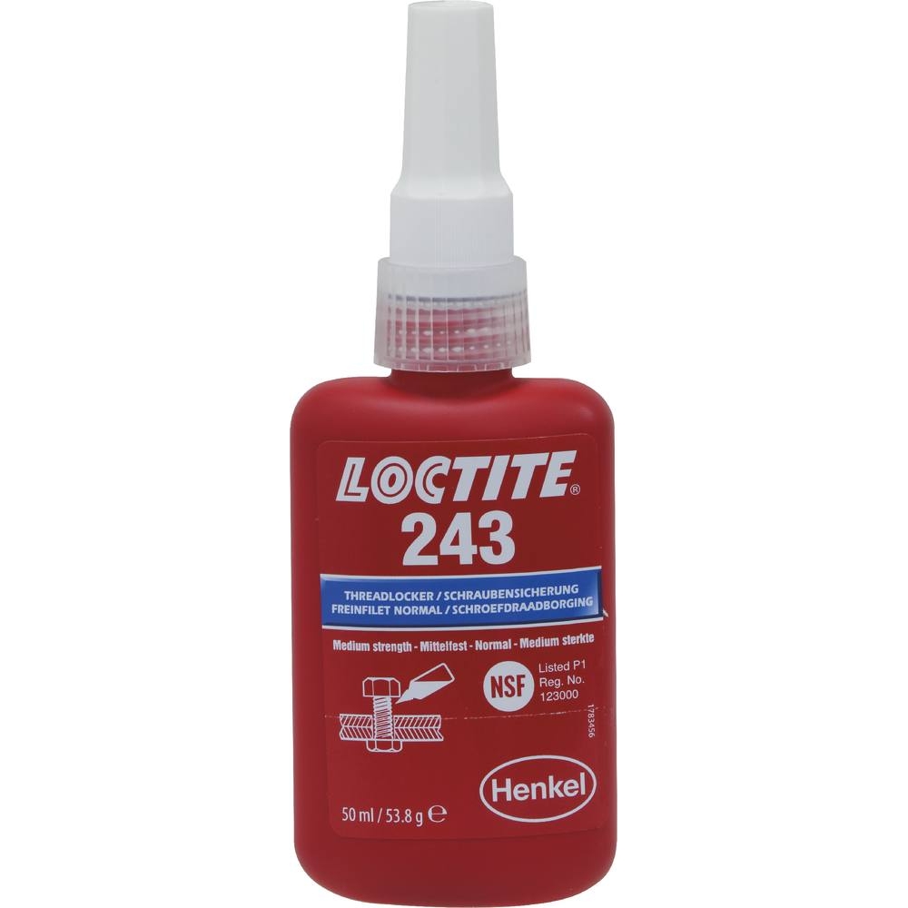 Frein filet normal 243 - flacon de 50ml LOCTITE - 17904