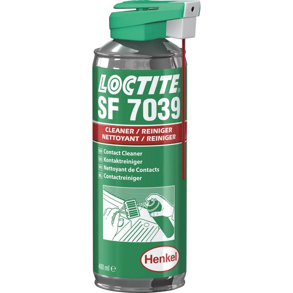 Nettoyant contact électrique avec tête 2 jets - aérosol 300ml LOCTITE - 17907