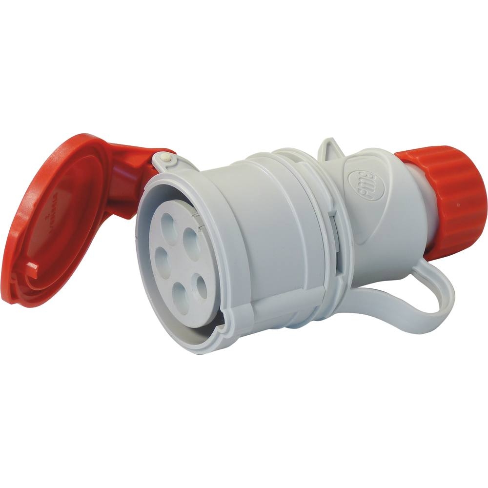 Fiche femelle 5 broches 3P+N+T 400V 16A FANTON - 17958