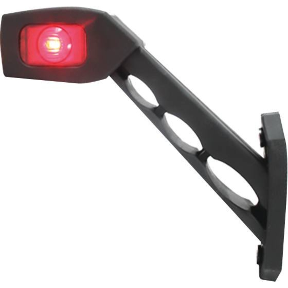 Feu de gabarit LED 12/24V côté gauche rouge/blanc/orange déporté coudé 180mm SODIFLASH - 17963