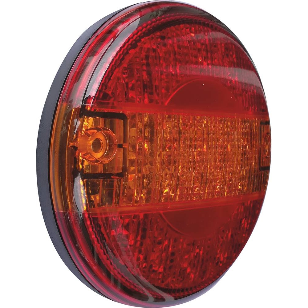 Feu arrière rond LED 12/24V 3 fonctions 140mm SODIFLASH - 17965