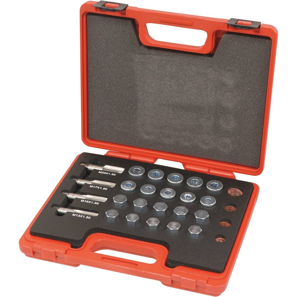 Réparation de filetage de carter d'huile - coffret de 64 pcs DRAKKAR - 17971