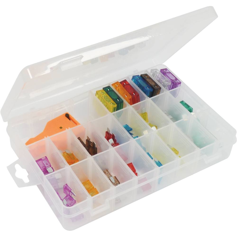 Fusible enfichable mini+standard+maxi assortiment avec testeur - coffret de 88 pcs SODELEC - 17997