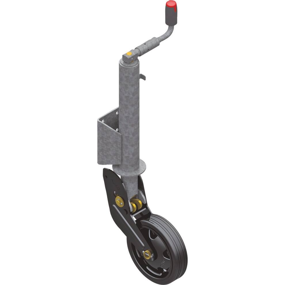 Roue jockey jante acier automatique avec support 800kg ALKO - 18032