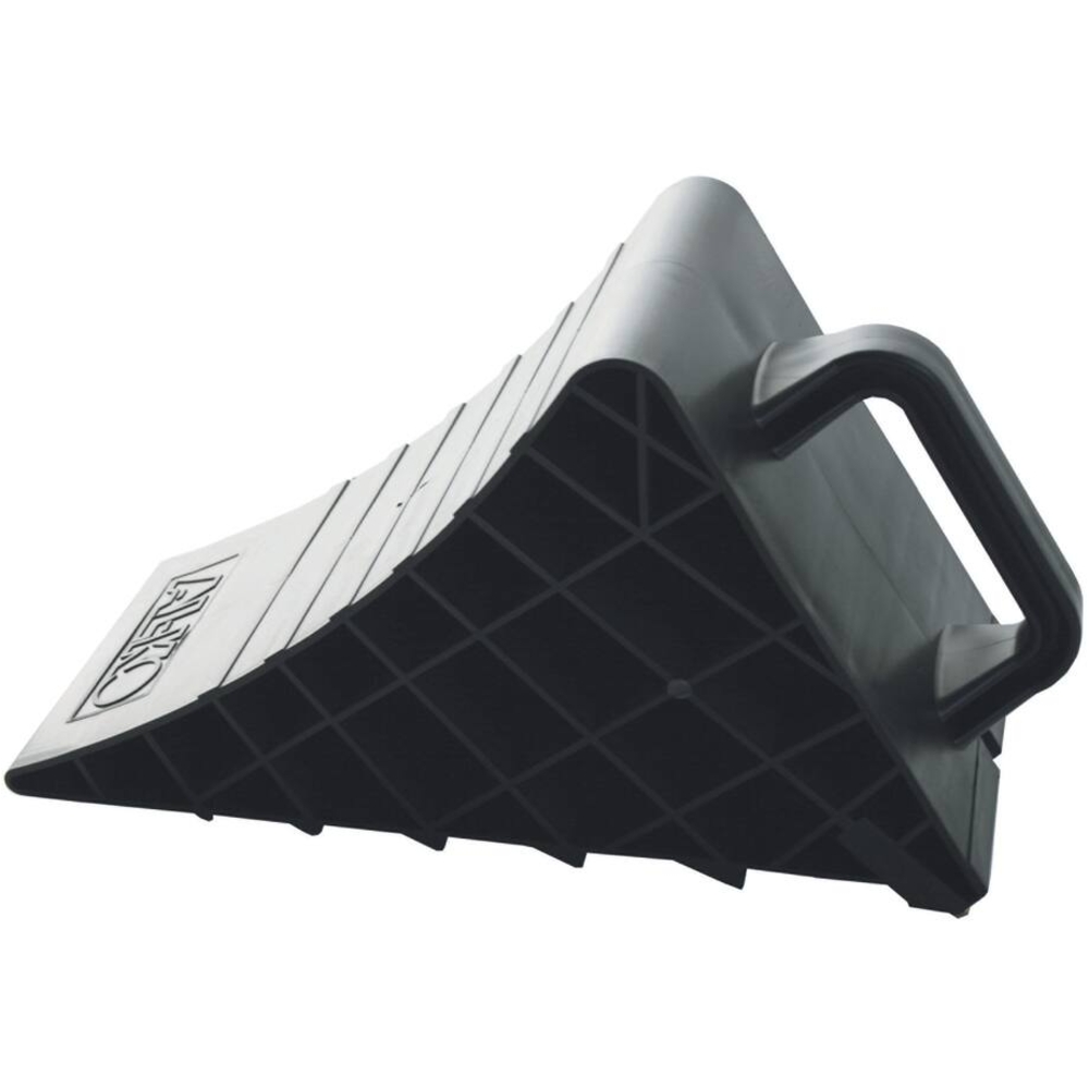 Cale pour poids lourds plastique noir avec poignée noire 160mm 5000kg ALKO - 18048