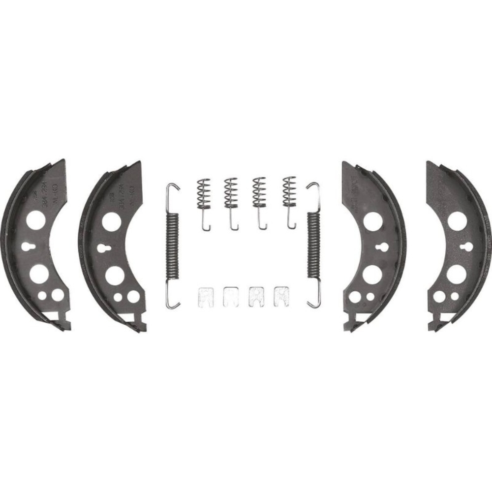 Kit 4 machoires + ressorts pour frein 1635/1636/1636g/1637 ALKO - 18096
