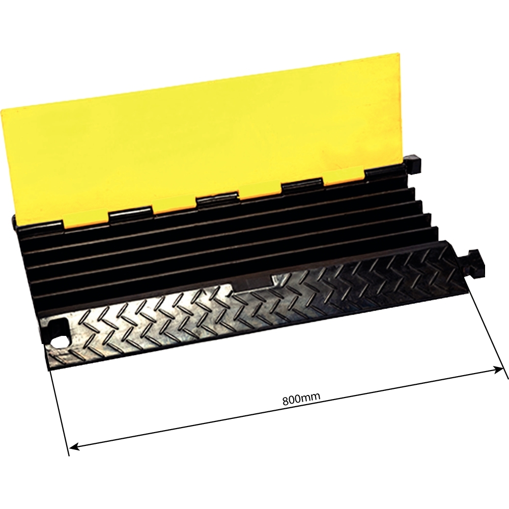 Passe-câble 5 voies 30/35mm en caoutchouc avec couvercle 910x500x45mm DRAKKAR - 18149