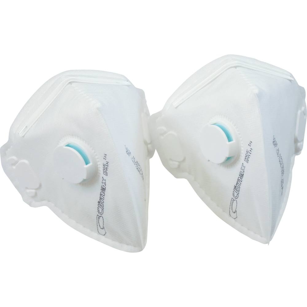 Masque de protection jetable FFP1 avec soupape - 2 pcs CLIMAX - 18179