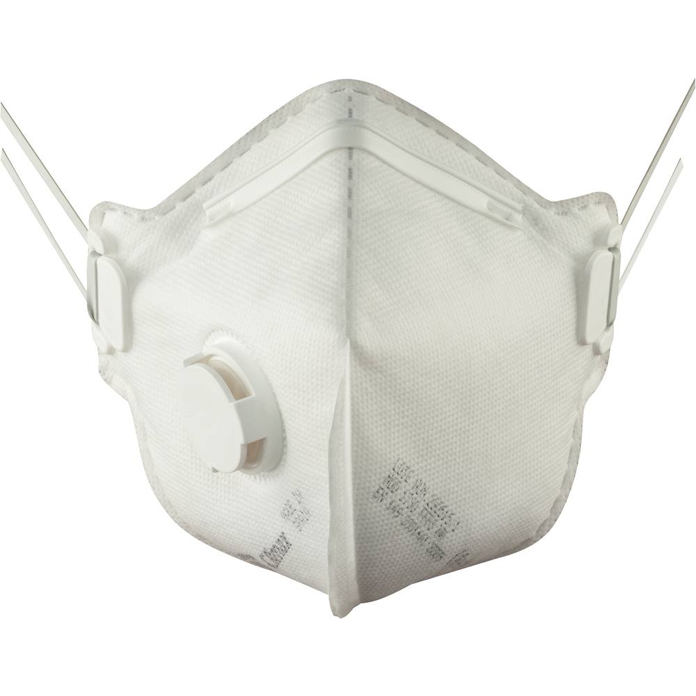 Masque jetable anti poussière avec soupape - Lot de 12 - CLIMAX - 18181.12