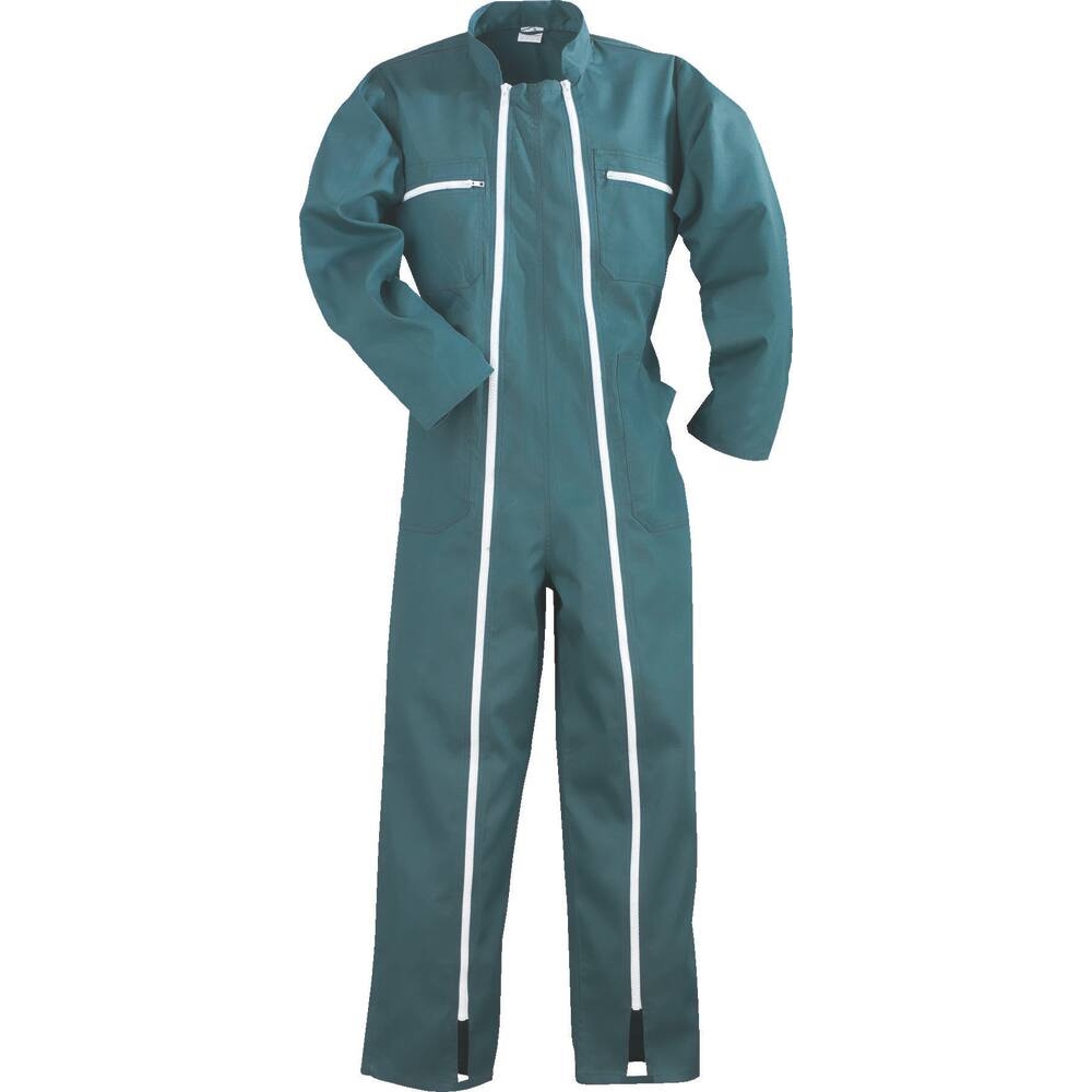 Combinaison de travail verte 2 zips taille XL - 18294
