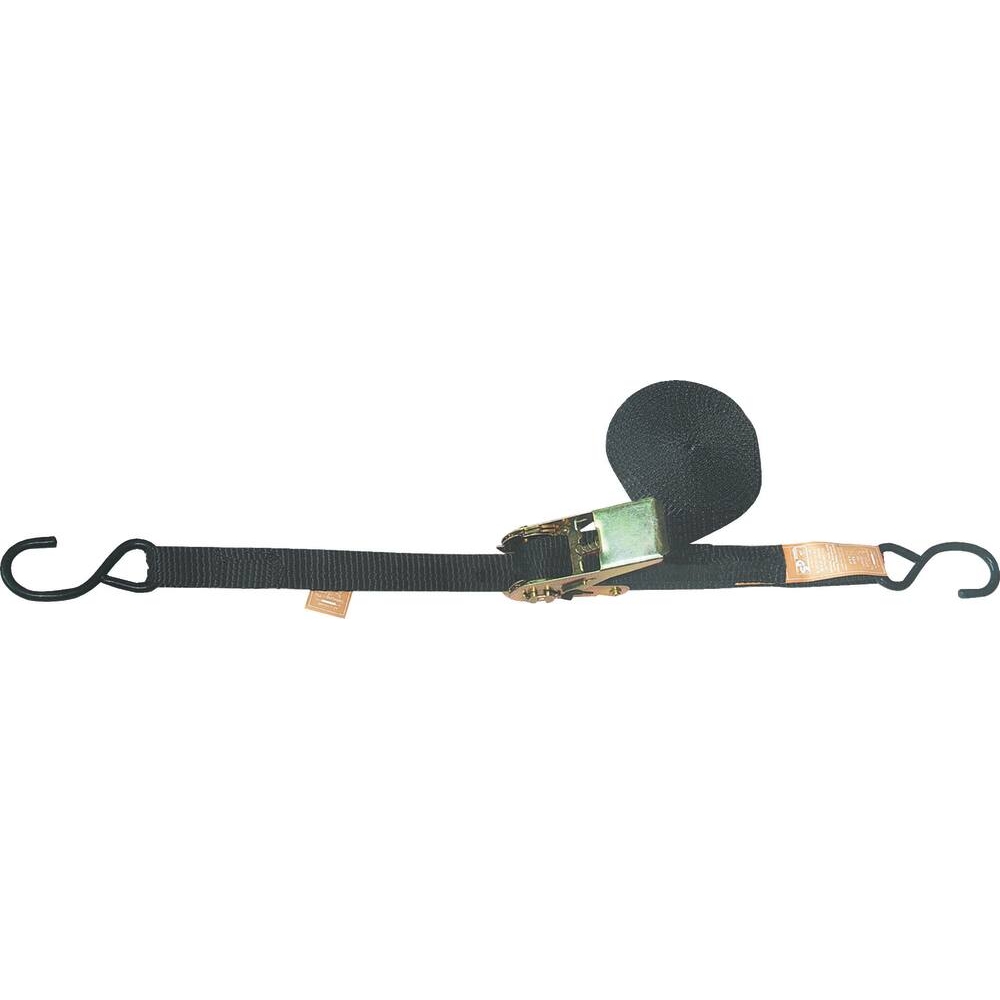 Sangle bagagère à cliquet séparé 25mm 3m 135kg avec crochets en S ARRIMUP - 18365