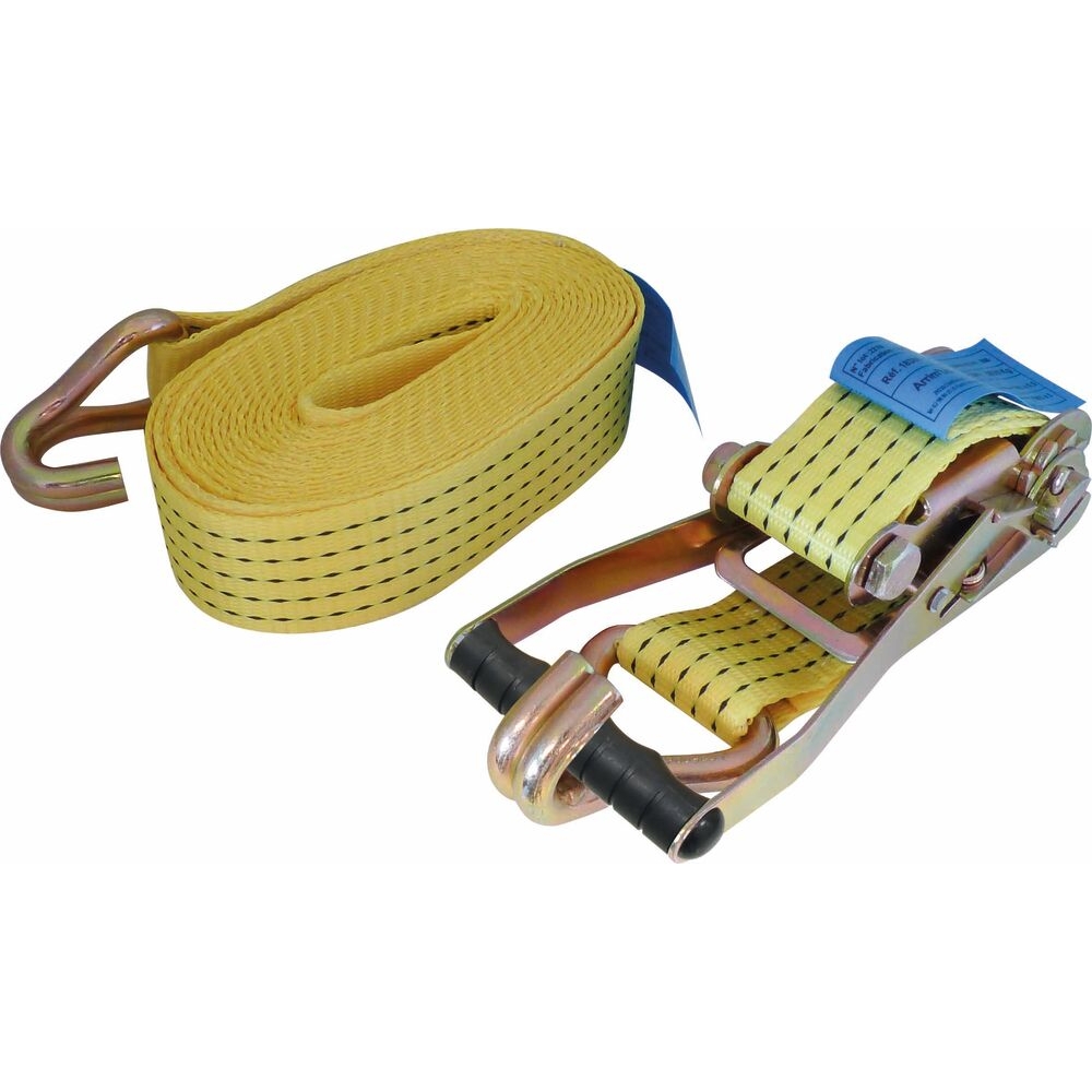 Sangle d'arrimage à cliquet séparé 50mm 7,5T 8m doigts soudés DRAKKAR - 18388