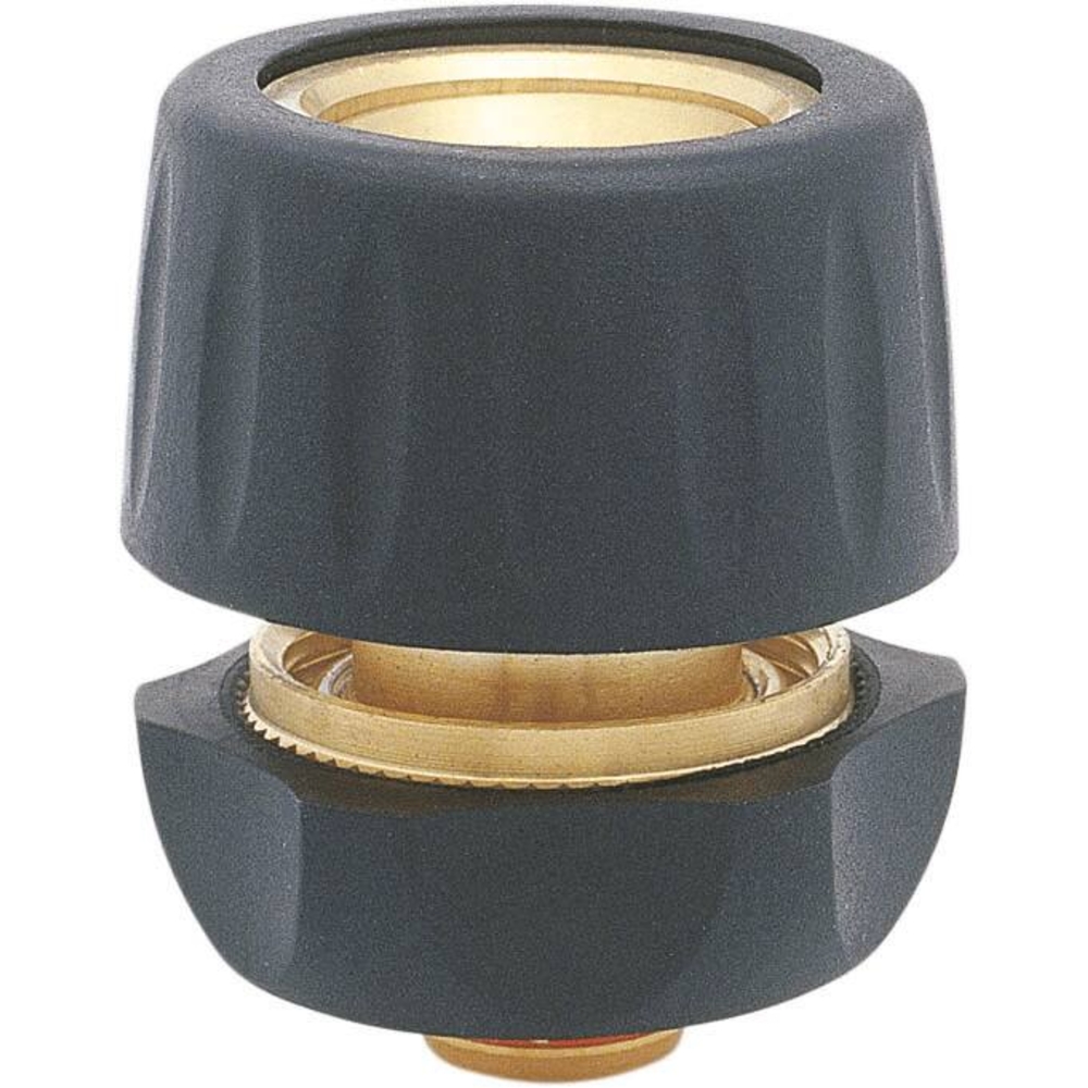 Raccord rapide laiton bi-matière pour tuyau de 16/19mm GF ROTARY - 18416