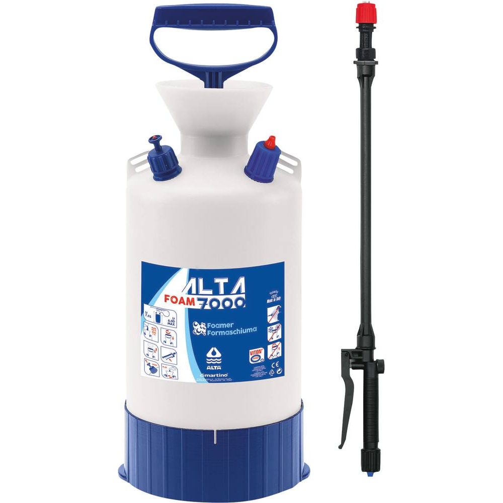 Pulvérisateur 7L avec lance et joint viton et buse spéciale mousse DIMARTINO - 18604