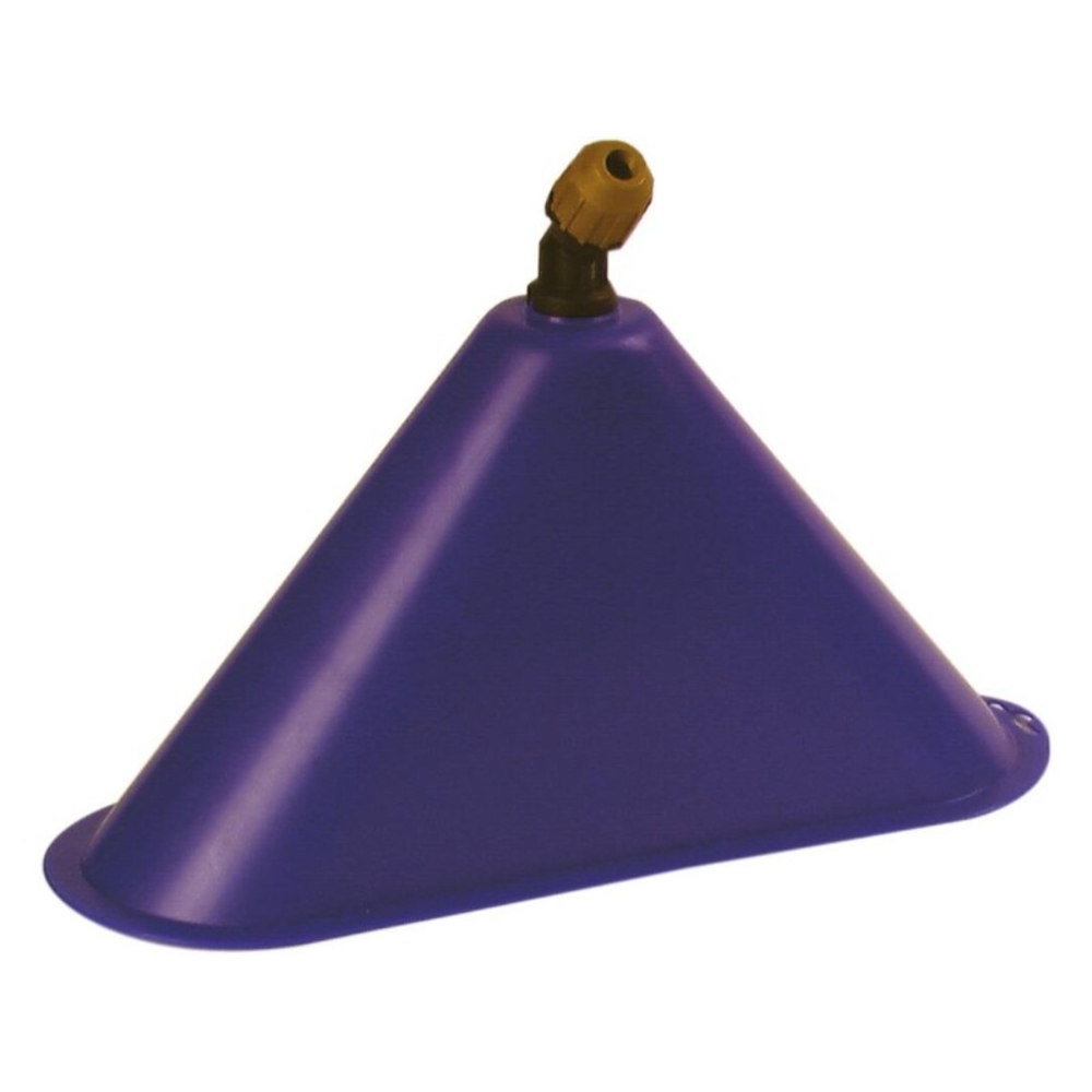 Cloche+racc.coude pvc/lance laiton DIMARTINO - 18631