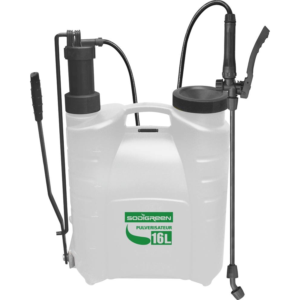 Pulvérisateur à dos 16L avec lance et joint nitrile SODIGREEN - 18667
