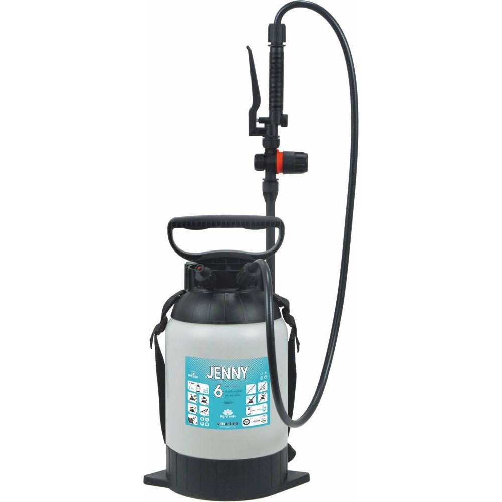 Pulverisateur 6L avec régulateur et lance télescopique avec joint nitrile DIMARTINO - 18684