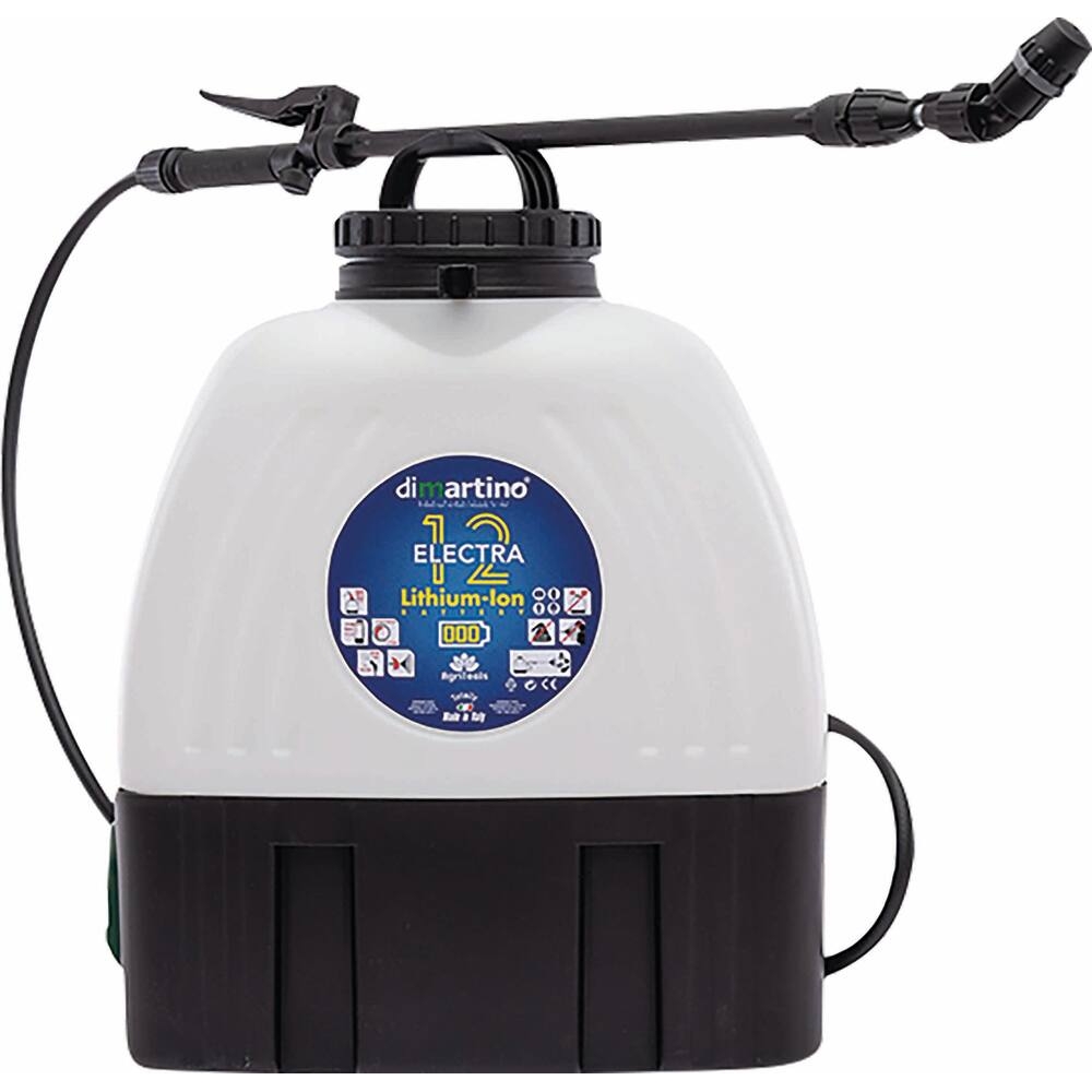 Pulvérisateur électrique à dos 12L avec lance télescopique joint nitrile DIMARTINO - 18695
