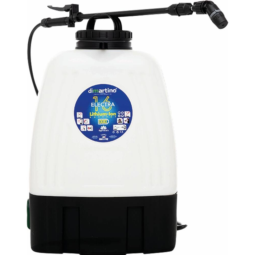 Pulvérisateur électrique à dos 16L avec lance télescopique joint nitrile DIMARTINO - 18696