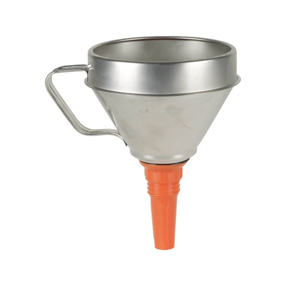 ENTONNOIR FER BLANC 200MM -3.2L +FILTRE--18772