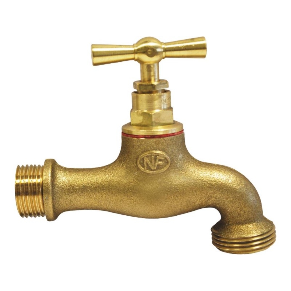 Robinet de jardin a clapet (sans raccord au nez) entree et sortie 20x27 BOUTTE - 18793