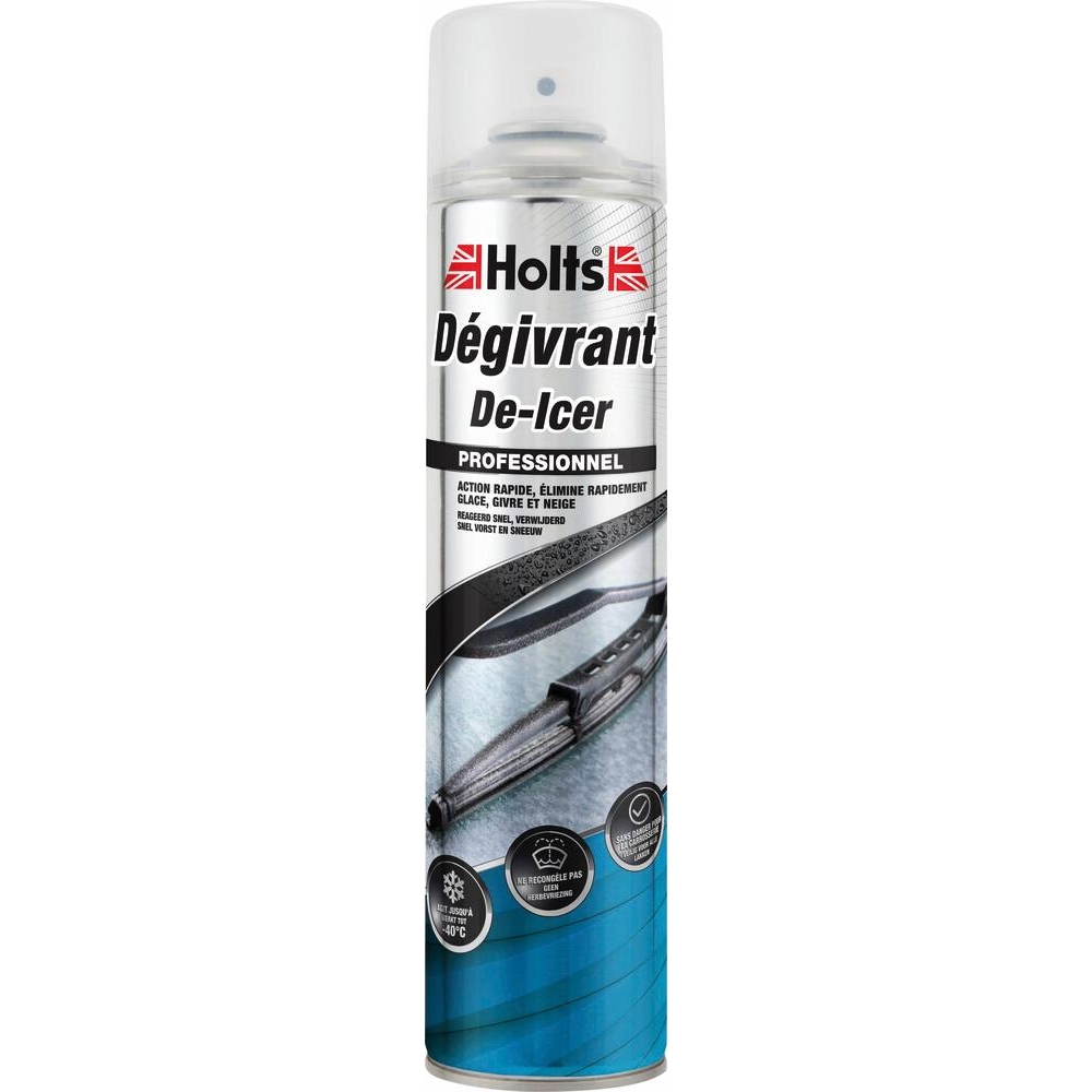 Dégivrant surface vitrée -25°C - aérosol de 600ml HOLTS - 18954