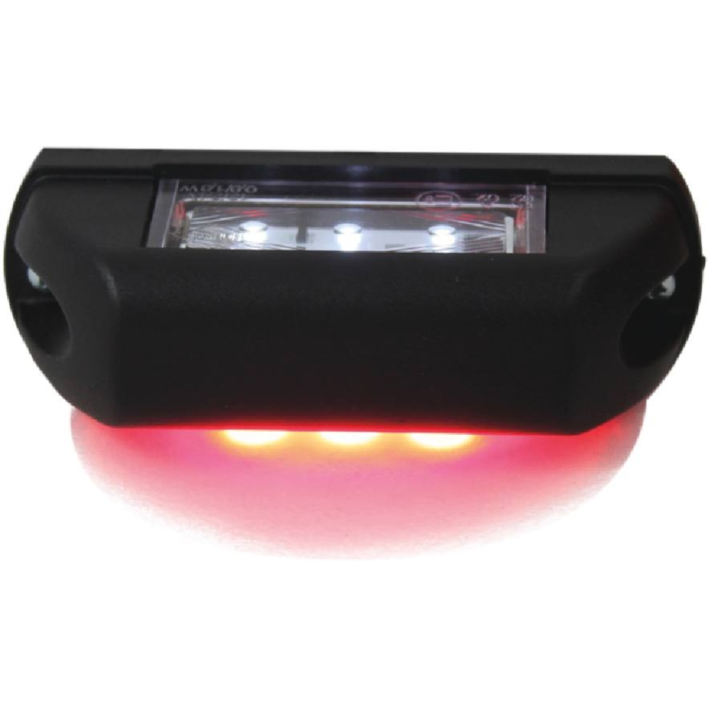 Feu de gabarit LED 12/24V rouge/blanc à fixer - SODIFLASH - 19057