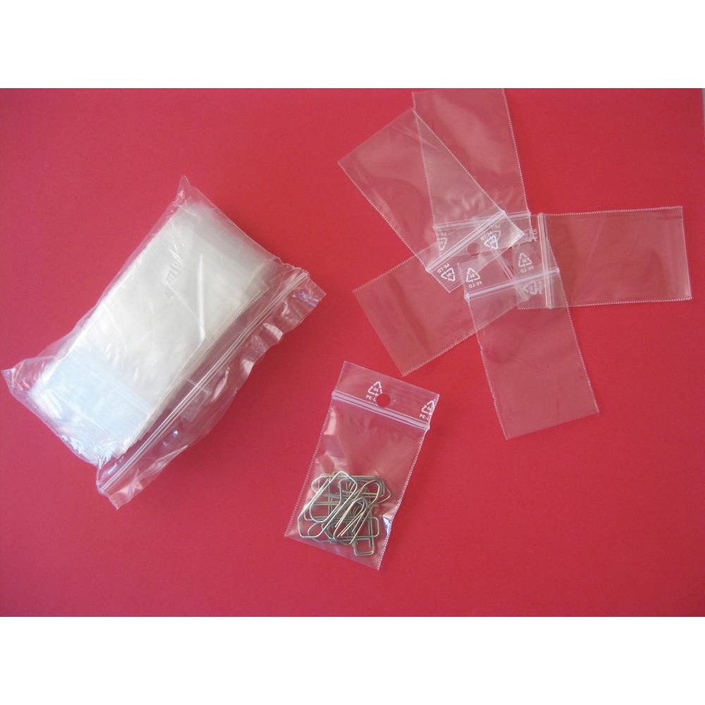 Sachet zippé 60x80mm - lot de 1000 pcs - 19200