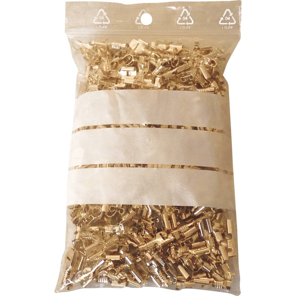 Sachet zippé avec bandes blanches 230x320mm - lot de 1000 pcs - 19228