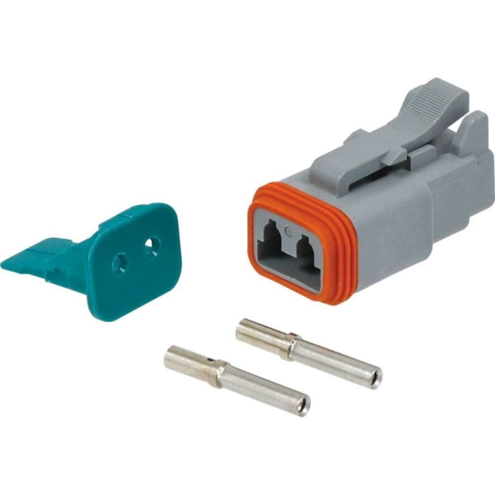 Kit 1 connecteur femelle 2 voies serie dt - 19501