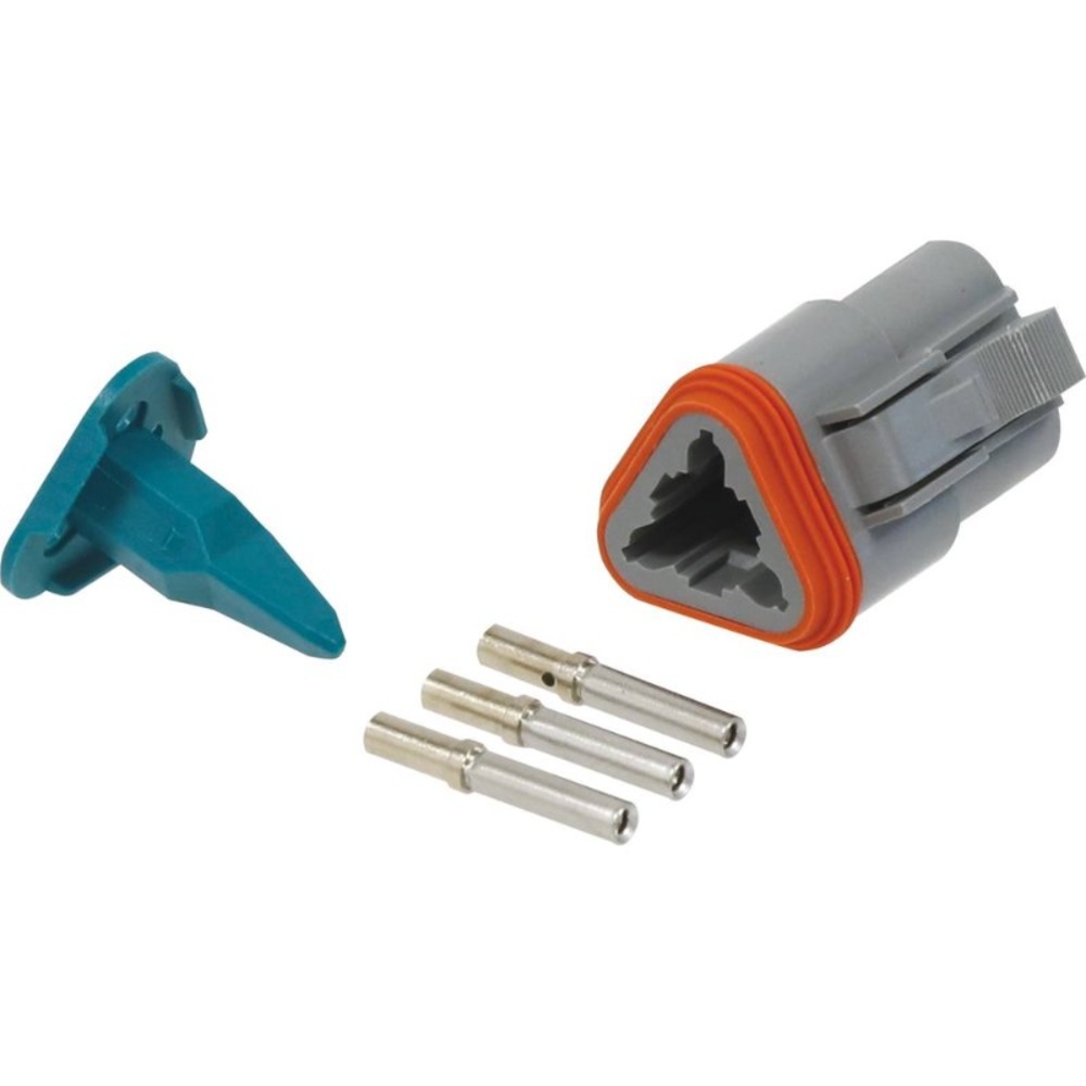 Kit 1 connecteur femelle 3 voies serie dt - 19503