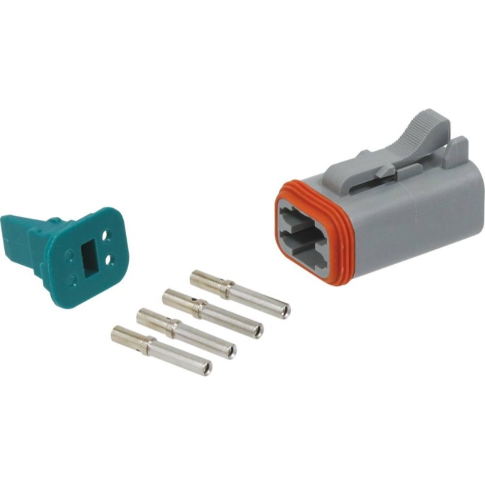 KIT 1 CONNECTEUR FEMELLE 4 VOIES SERIE DT - ETANCHE - 19505